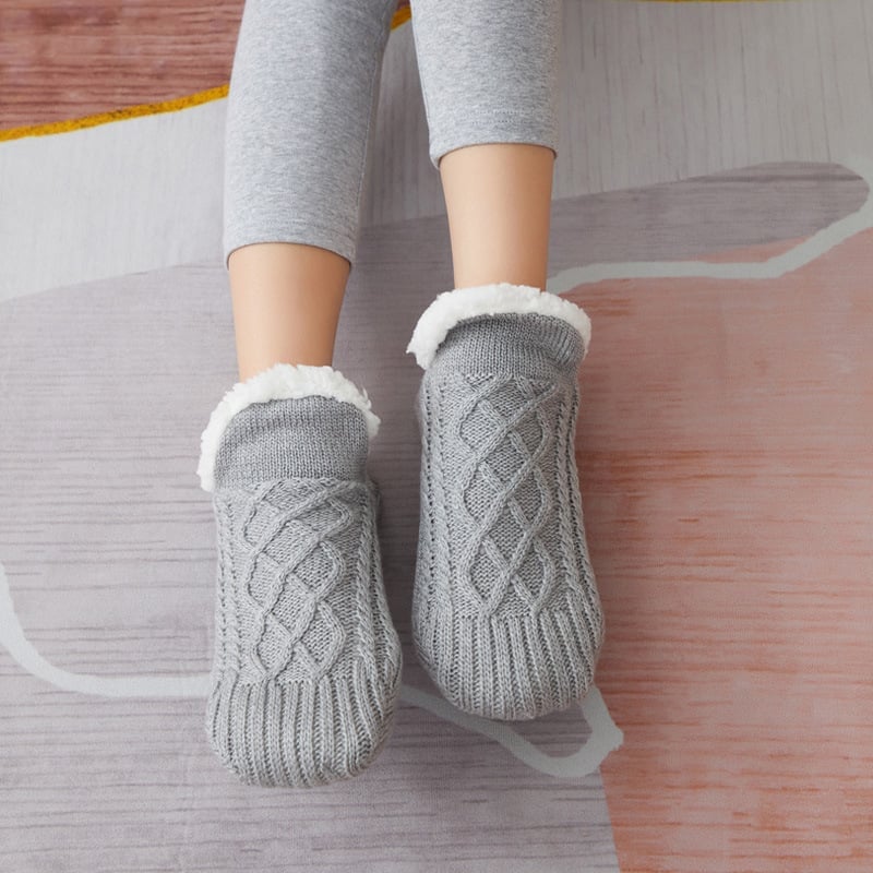 🔥Premium-Thermosocken für drinnen, rutschfest🧦 2 Paar, kostenloser Versand