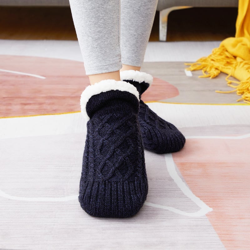 🔥Premium-Thermosocken für drinnen, rutschfest🧦 2 Paar, kostenloser Versand