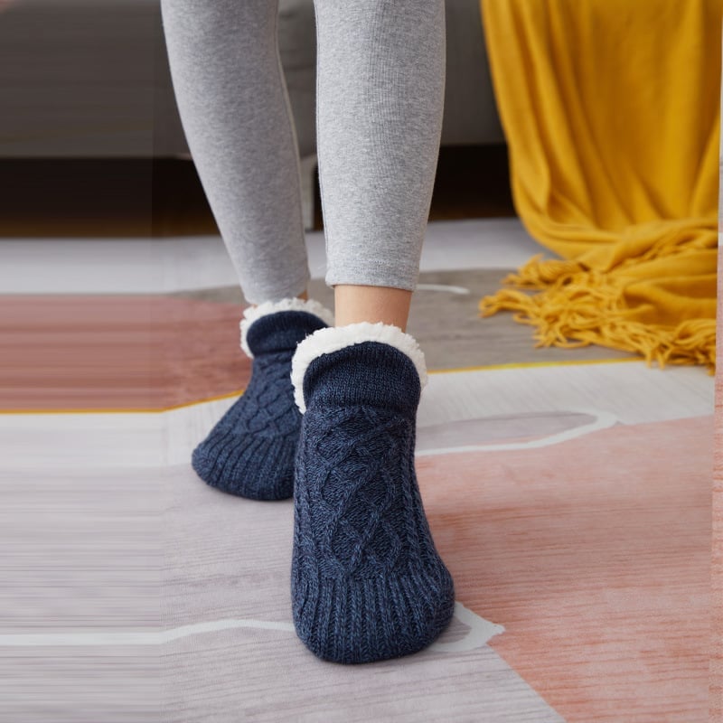 🔥Premium-Thermosocken für drinnen, rutschfest🧦 2 Paar, kostenloser Versand