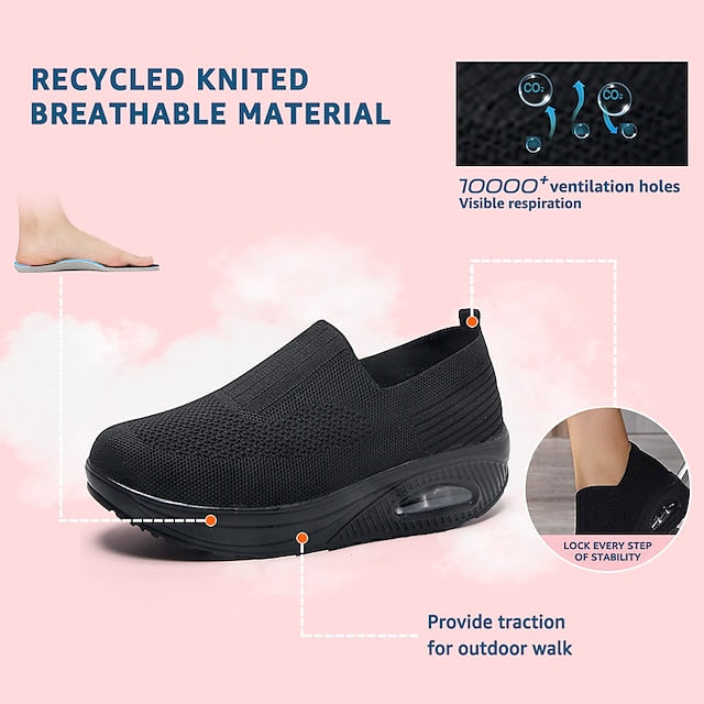 Scarpe ortopediche elasticizzate con cuscino d’aria per alleviare il dolore